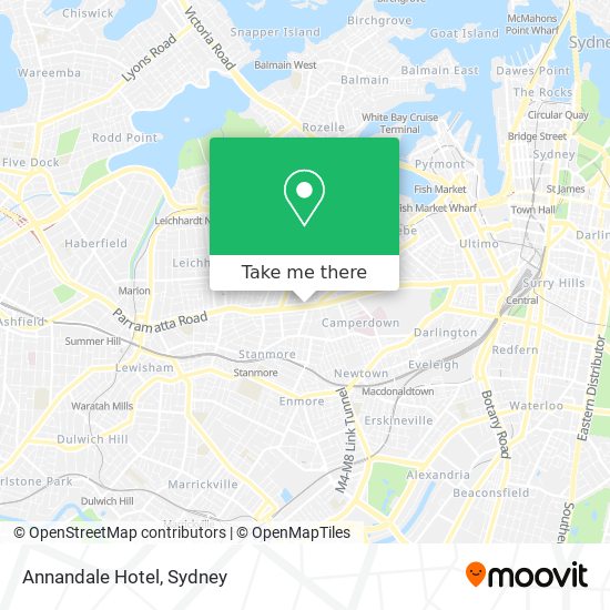 Annandale Hotel map