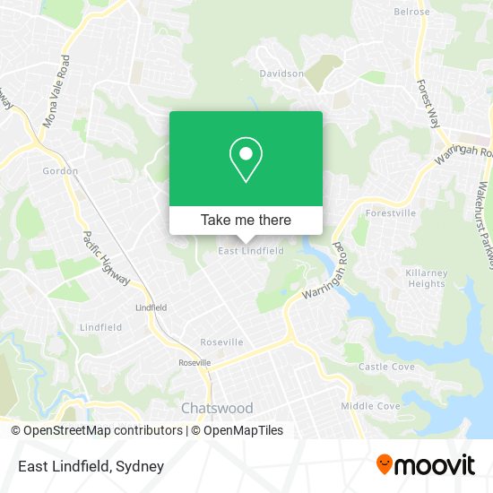 East Lindfield map