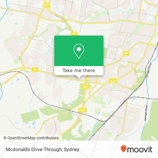 Mcdonalds Drive-Through map