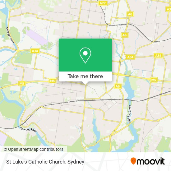 St Luke's Catholic Church map