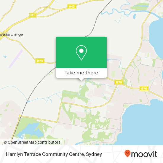 Hamlyn Terrace Community Centre map