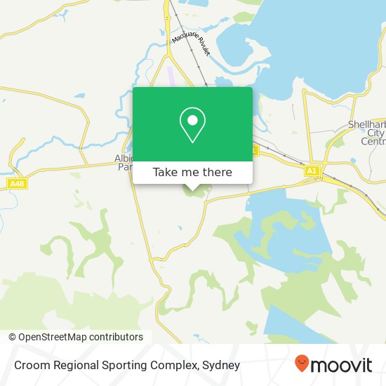 Mapa Croom Regional Sporting Complex