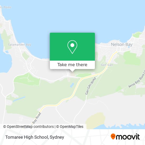 Tomaree High School map