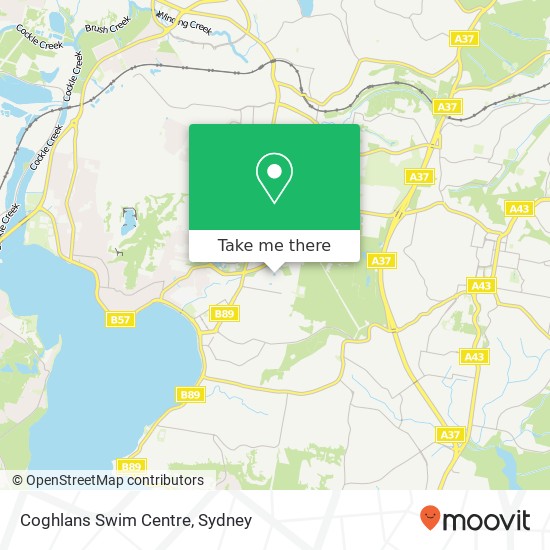 Coghlans Swim Centre map