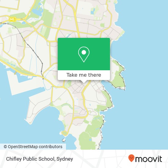 Mapa Chifley Public School