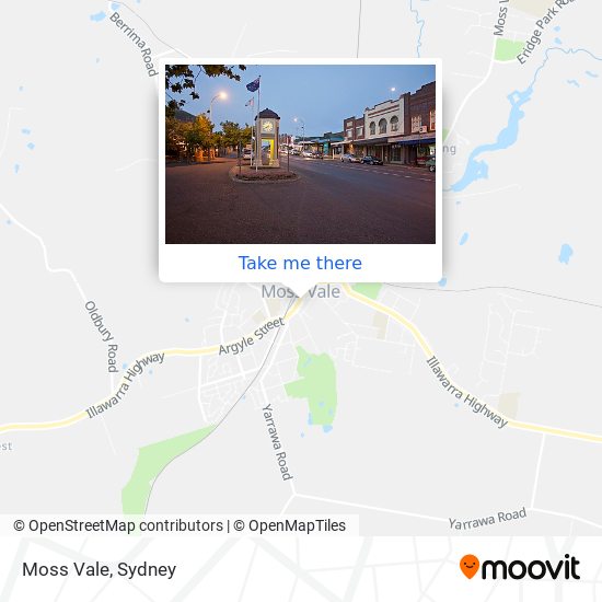 Moss Vale map