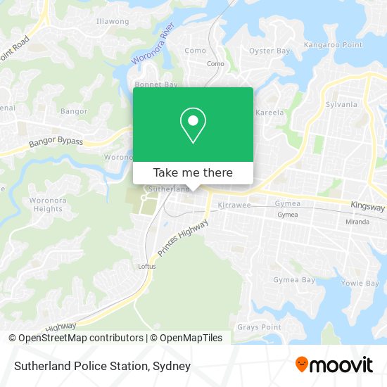 Sutherland Police Station map