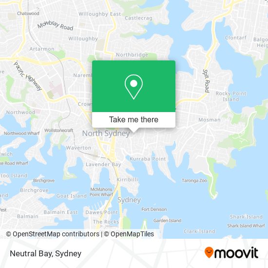 How to get to Neutral Bay by bus, train or metro?