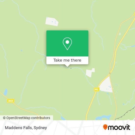 Maddens Falls map