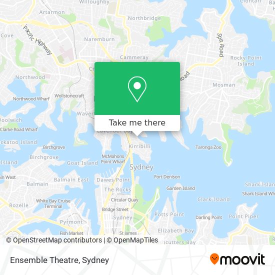 Ensemble Theatre map
