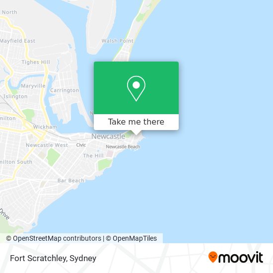 Fort Scratchley map