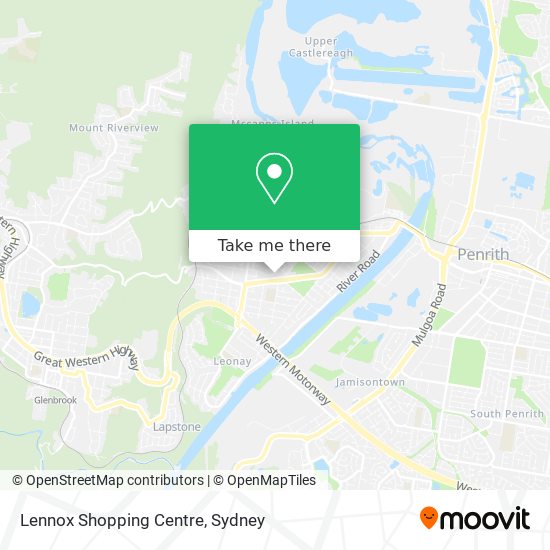 Mapa Lennox Shopping Centre