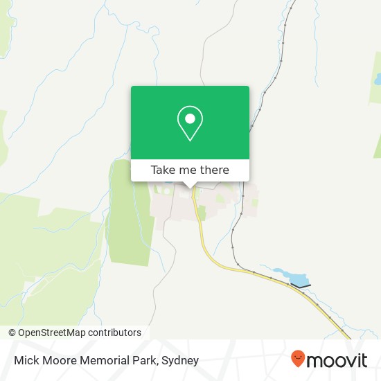 Mapa Mick Moore Memorial Park