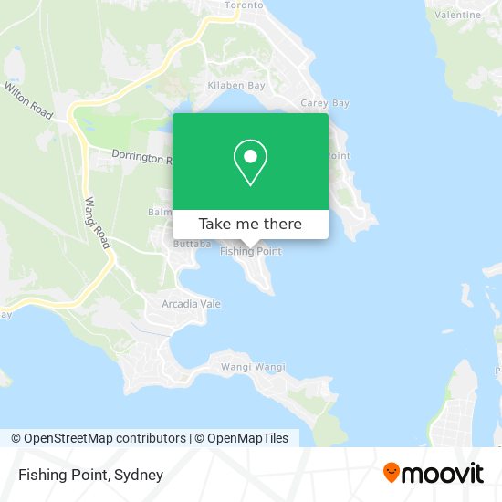 Fishing Point map