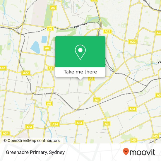 Greenacre Primary map