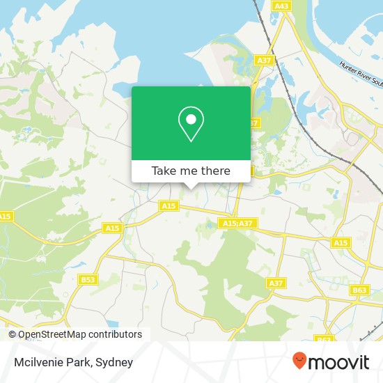Mcilvenie Park map