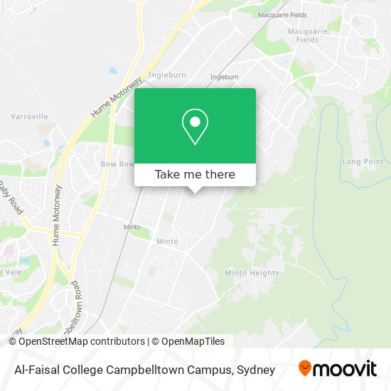 Mapa Al-Faisal College Campbelltown Campus