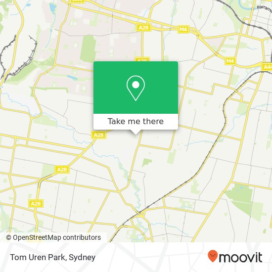 Tom Uren Park map
