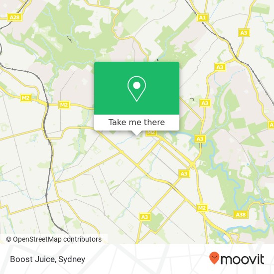 Boost Juice map