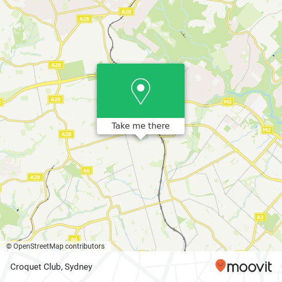Croquet Club map
