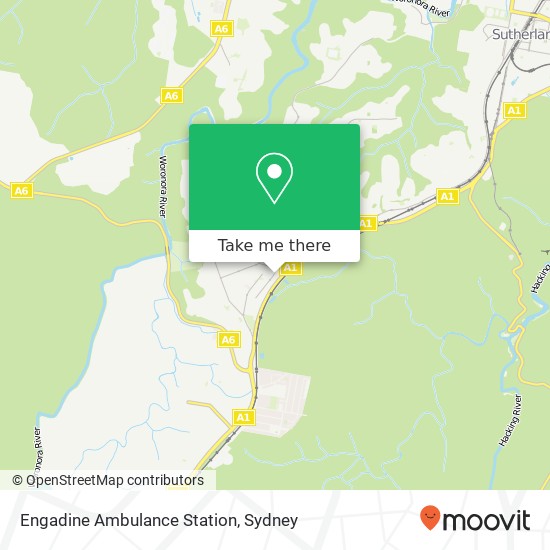 Engadine Ambulance Station map