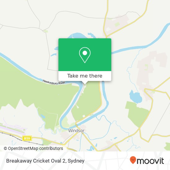 Mapa Breakaway Cricket Oval 2