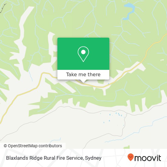 Blaxlands Ridge Rural Fire Service map