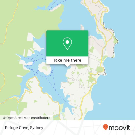 Refuge Cove map