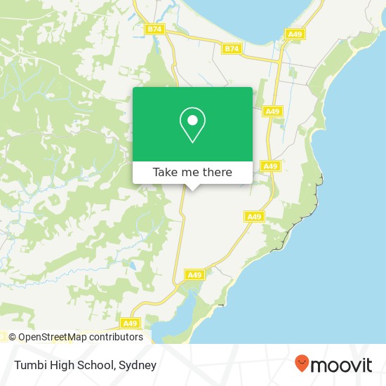Tumbi High School map
