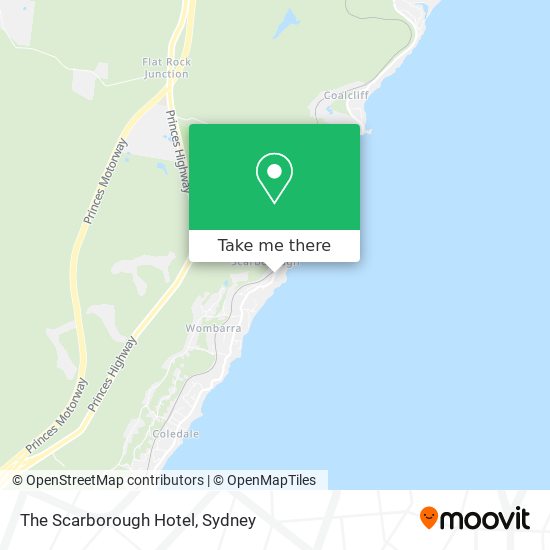 The Scarborough Hotel map