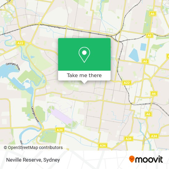 Neville Reserve map