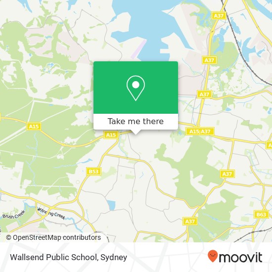 Wallsend Public School map
