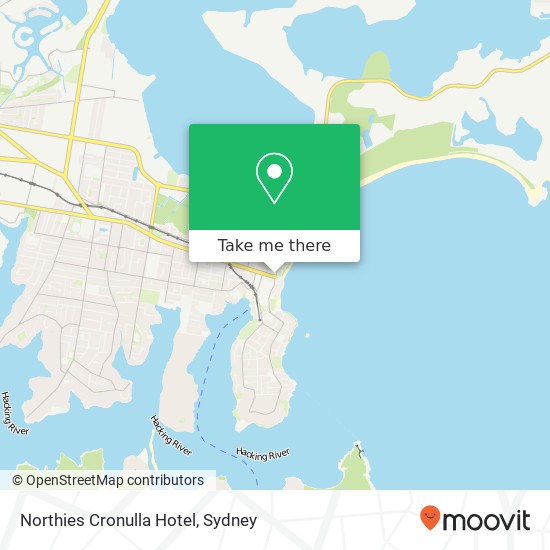 Northies Cronulla Hotel map