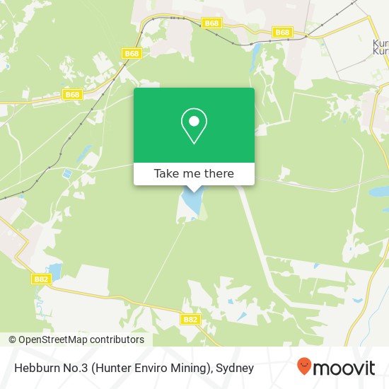 Mapa Hebburn No.3 (Hunter Enviro Mining)