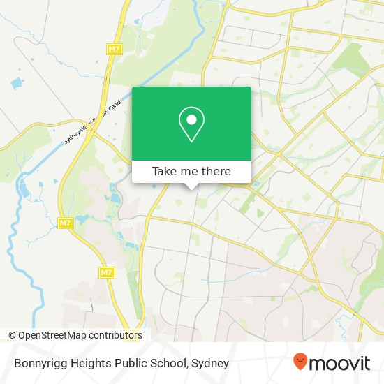 Bonnyrigg Heights Public School map