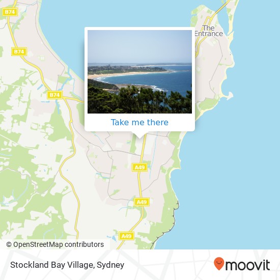 Stockland Bay Village map