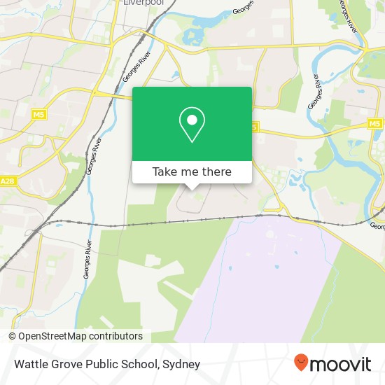 Wattle Grove Public School map