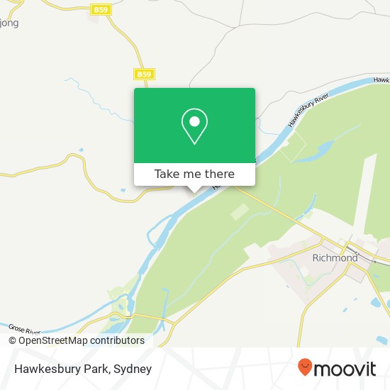 Hawkesbury Park map
