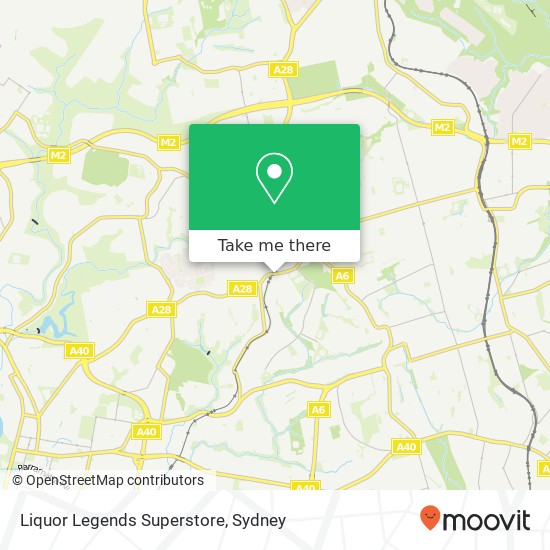 Liquor Legends Superstore map