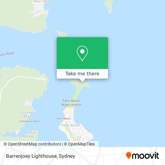 Barrenjoey Lighthouse map
