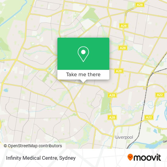 Infinity Medical Centre map