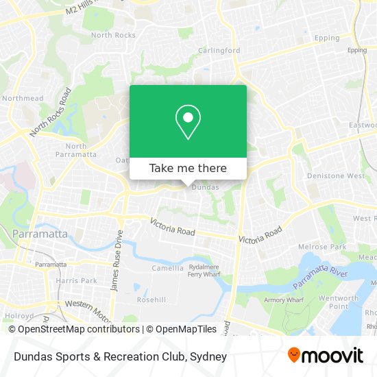 Dundas Sports & Recreation Club map