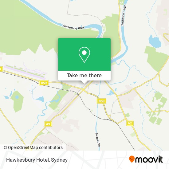 Hawkesbury Hotel map