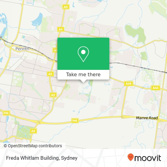 Freda Whitlam Building map
