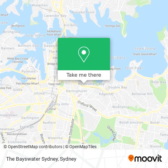 The Bayswater Sydney map