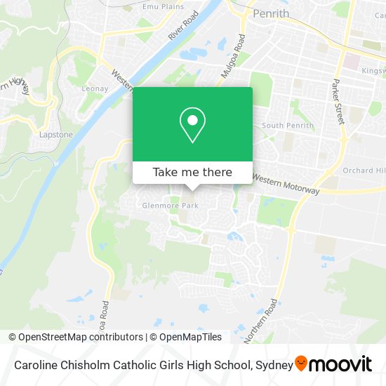 Caroline Chisholm Catholic Girls High School map