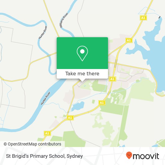 St Brigid's Primary School map