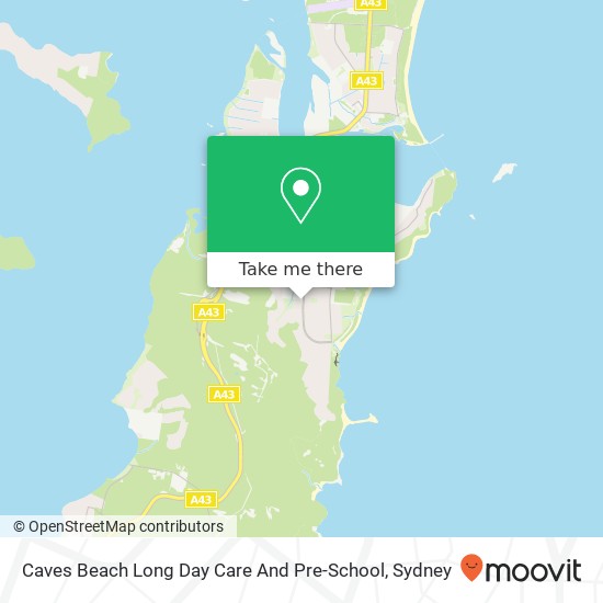 Caves Beach Long Day Care And Pre-School map