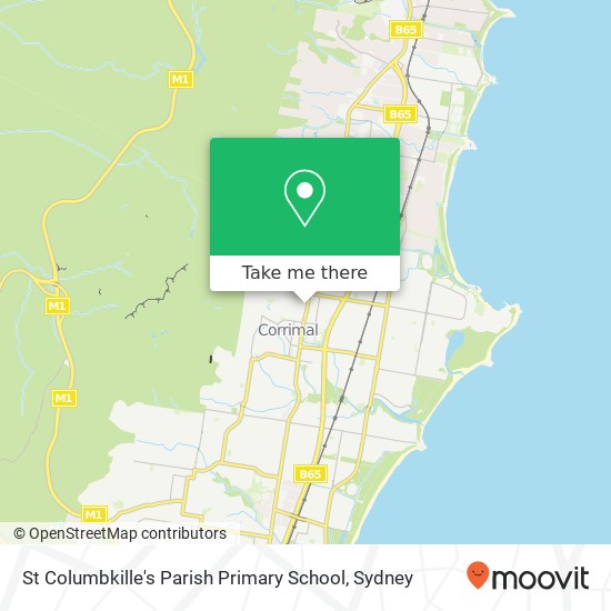 Mapa St Columbkille's Parish Primary School