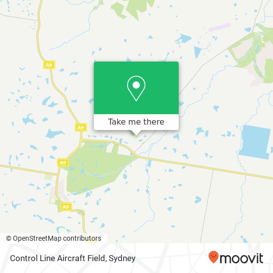 Control Line Aircraft Field map